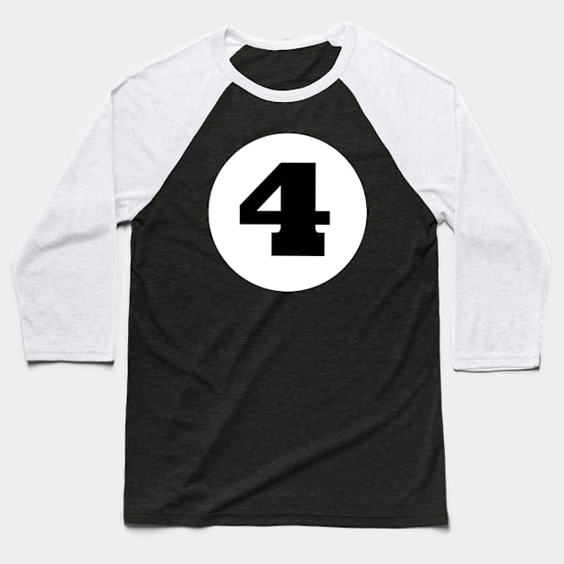 Halloween Billiard Pool Ball 4 four Group Costume Baseball T-Shirt by Avenue 21